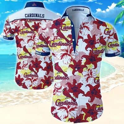 Aloha MLB St. Louis Cardinals Hawaiian Shirt Tropical Flower Pattern