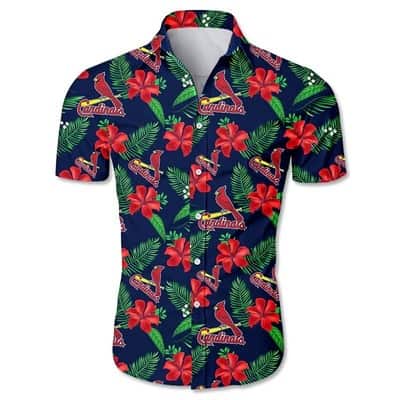 Aloha MLB St. Louis Cardinals Hawaiian Shirt Tropical Flower Beach Gift For Friend