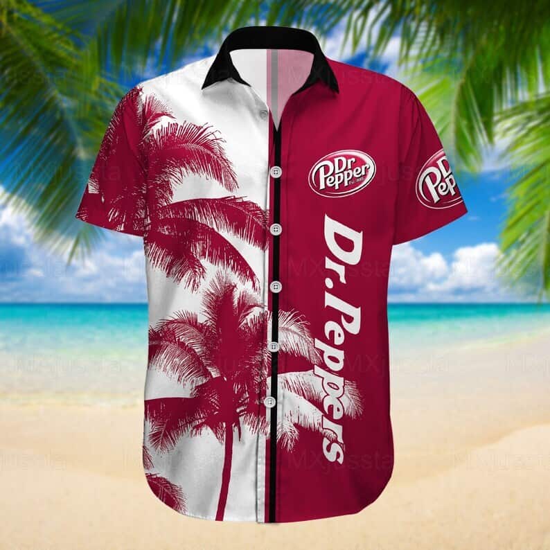Aloha Dr Pepper Beer Hawaiian Shirt Summer Beach Gift