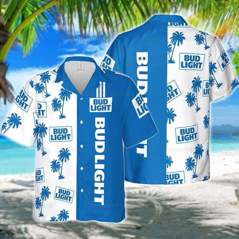 Summer Aloha Bud Light Beer Hawaiian Shirt Gift For Beach Lovers