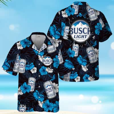 Summer Aloha Busch Light Beer Hawaiian Shirt Beach Gift For Friend