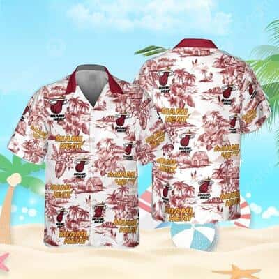 Summer Aloha NBA Miami Heat Hawaiian Shirt Summer Beach Gift