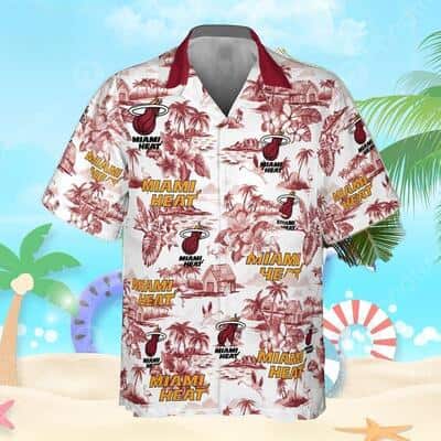 Summer Aloha NBA Miami Heat Hawaiian Shirt Summer Beach Gift