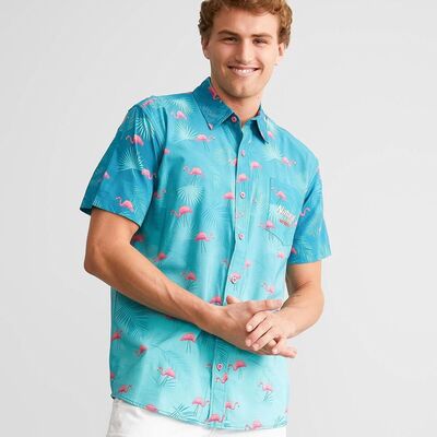 Flamingo Natural Light Hawaiian Shirt Summer Gift For Friends