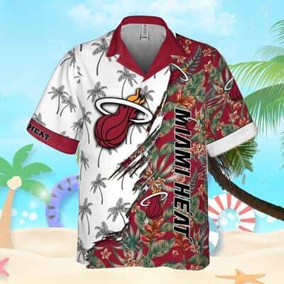 NBA Miami Heats Hawaiian Shirt Gift For Basketball Players
