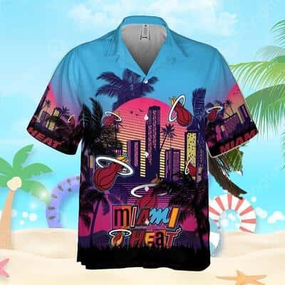 Miami Heat Hawaiian Shirt National Basketball Association Beach Gift For Friend