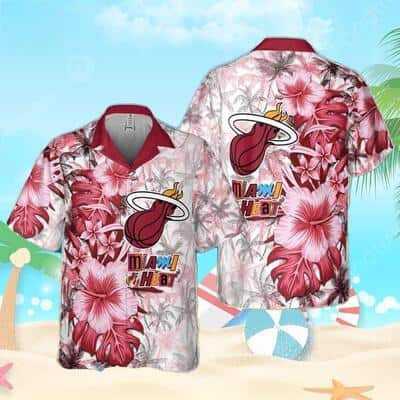 Aloha Miami Heat Hawaiian Shirt Tropical Pattern Best Beach Gift