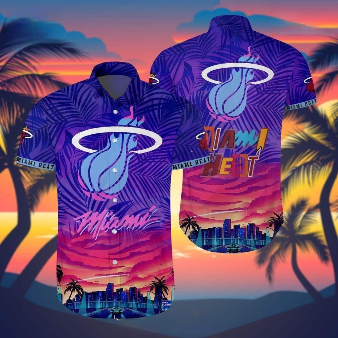 Summer Aloha NBA Miami Heat Hawaiian Shirt Beach Gift For Friend