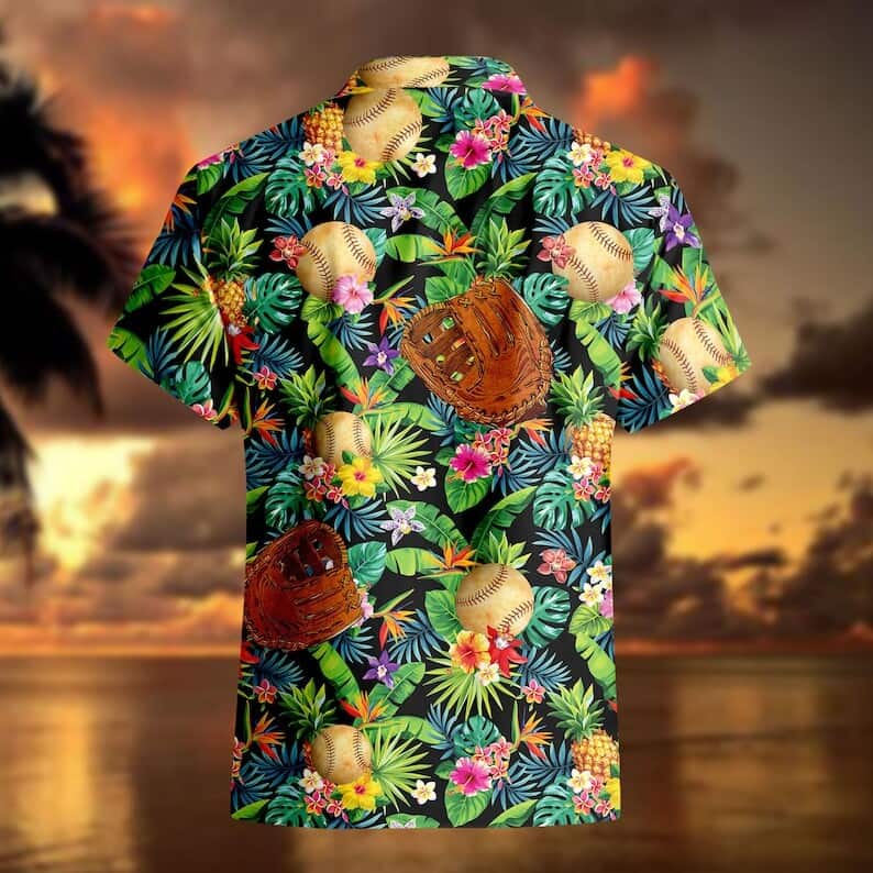 Aloha Baseball Hawaiian Shirt Tropical Pattern Gift For Beach Lovers