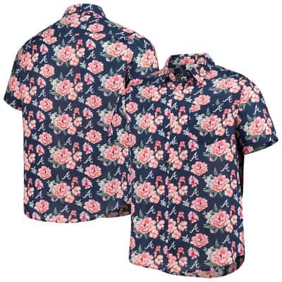 MLB Atlanta Braves Hawaiian Shirt Flora Pattern Beach Gift For Friend