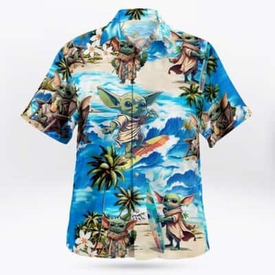 Yoda Star Wars Surfing Hawaiian Shirts Aloha Summer Gift For Friend