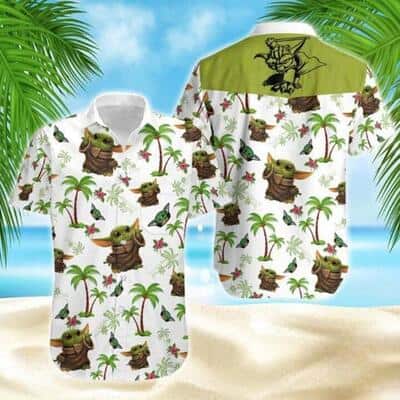 Baby Yoda Star Wars Hawaiian Shirts Beach Pattern Summer Holiday Gift
