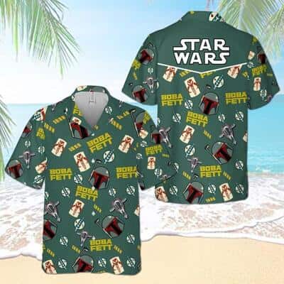 Aloha Star Wars Boba Fett Hawaiian Shirts Beach Gift For Friend
