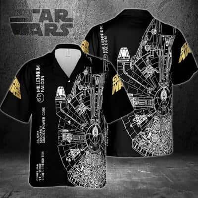 Falcon Star Wars Hawaiian Shirts Gift For Movie Lovers