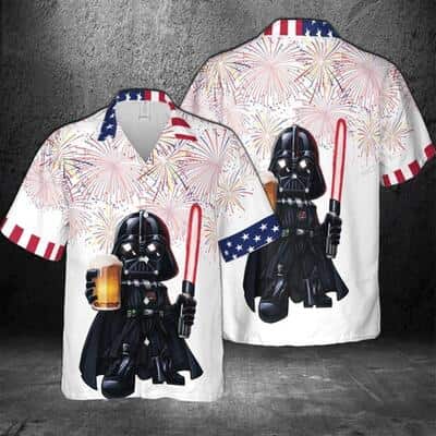 Darth Vader Star Wars Hawaiian Shirt Independence Day 4th Of July