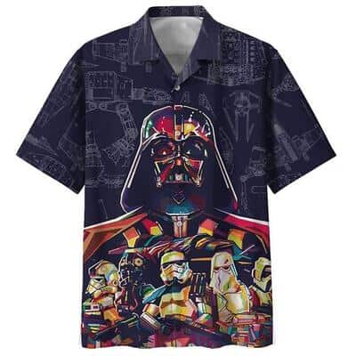 Darth Vader Star Wars Hawaiian Shirt Summer Aloha Gift For Movie Lovers