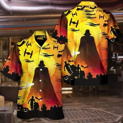 Halloween Aloha Star Wars Darth Vader Hawaiian Shirt Gift For Him