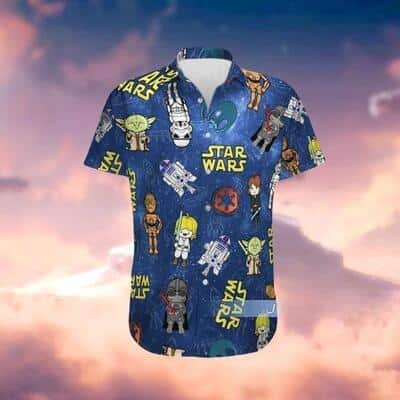 Chibi Star Wars Characters Hawaiian Shirts Summer Beach Gift