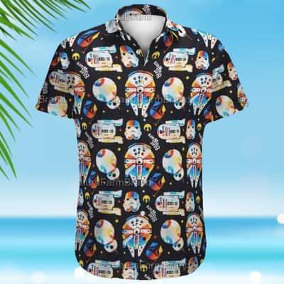 Cute Star Wars Icons Hawaiian Shirts Beach Gift For Friend