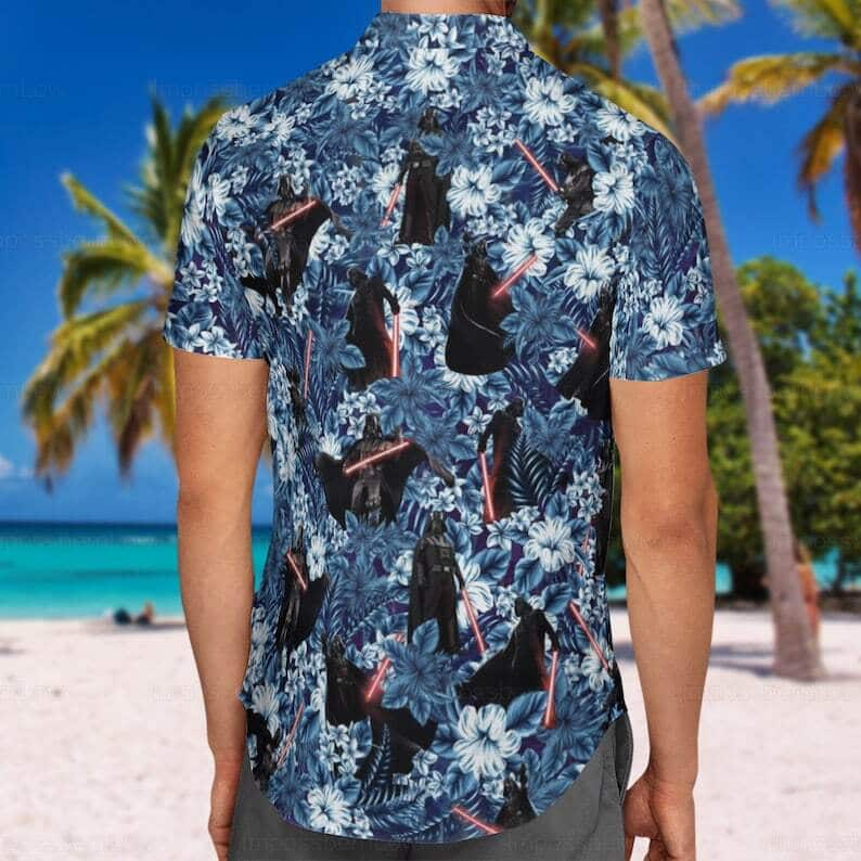 Star Wars Storm Trooper Darth Vader Surfing Hawaiian Shirt