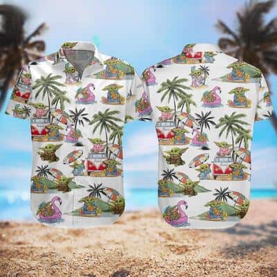 Cool Baby Yoda Star Wars Hawaiian Shirts Beach Vacation Gift