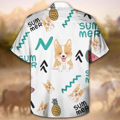 Summer Aloha Corgi Hawaiian Shirt For Dog Lovers