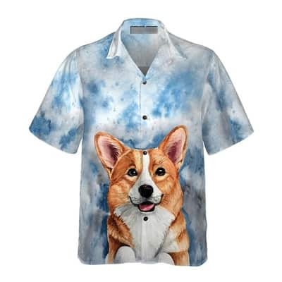 Cute Corgi Hawaiian Shirt Gift For Dog Lovers