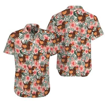Funny Dachshund Hawaiian Shirt Summer Gift For Friend