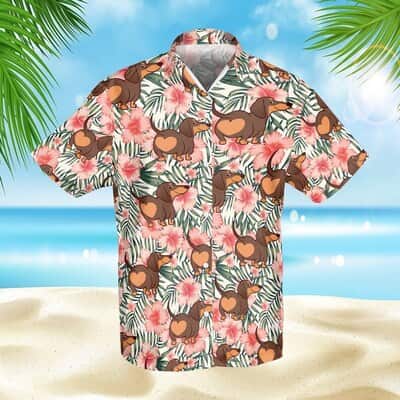 Funny Dachshund Hawaiian Shirt Summer Gift For Friend