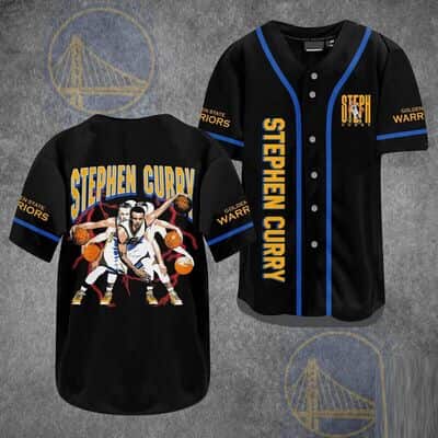Stephen Curry NBA Golden State Warriors Baseball Jersey Best Basketball Gift