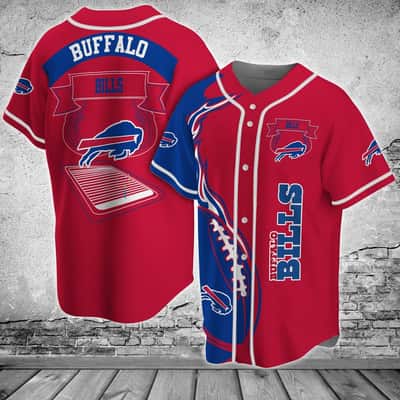 NFL Buffalo Bills Baseball Jersey Sports Gift For Friend
