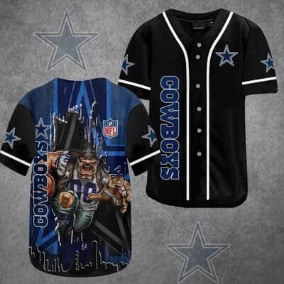 Dallas Cowboys Baseball Jersey Gift For NFL Fans