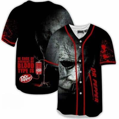 Michael Myers Dr Pepper Beer Baseball Jersey Gift For Sport Dad