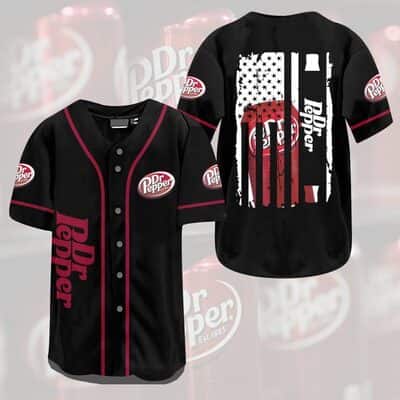 Dr Pepper Flag Baseball Jersey Gift For Beer Lovers