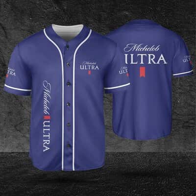 Classic Blue Michelob ULTRA Baseball Jersey Gift For Beer Lovers