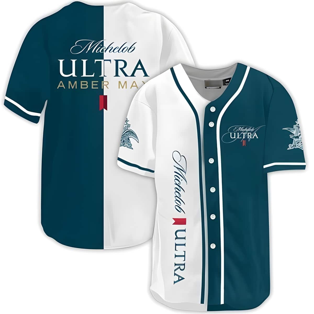 Amber Max Michelob ULTRA Baseball Jersey Best Gift For Beer Lovers