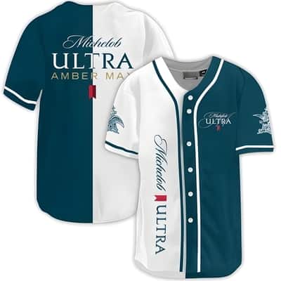 Amber Max Michelob ULTRA Baseball Jersey Best Gift For Beer Lovers