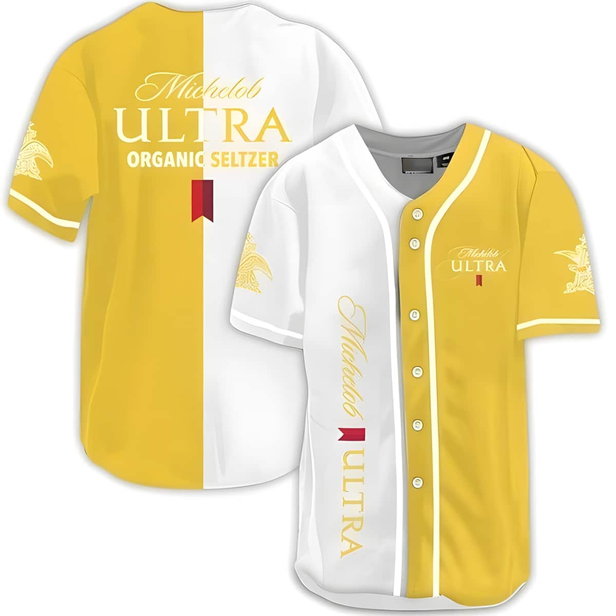 Michelob ULTRA Purple Oganic Seltzer Baseball Jersey