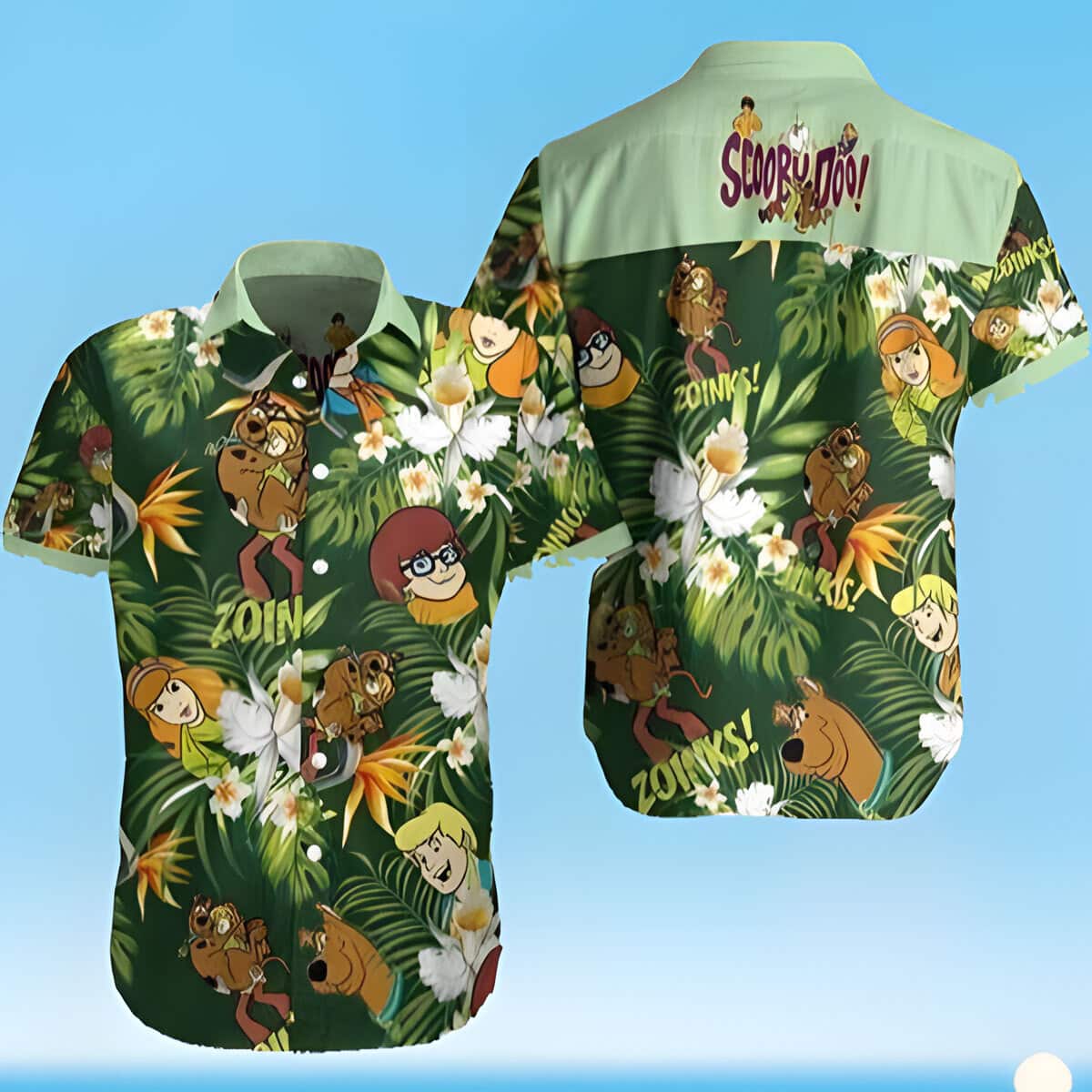 Summer Aloha Scooby Doo Zoinks Hawaiian Shirt Beach Lovers Gift