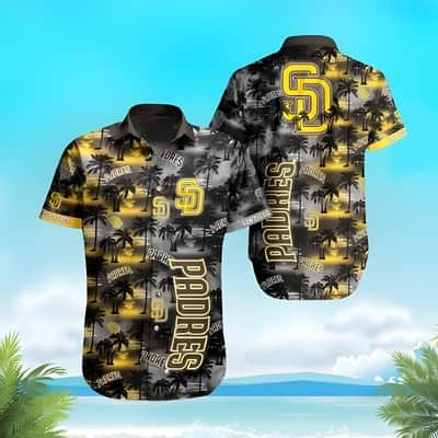 MLB San Diego Padres Hawaiian Shirt Palm Tree Pattern Beach Gift