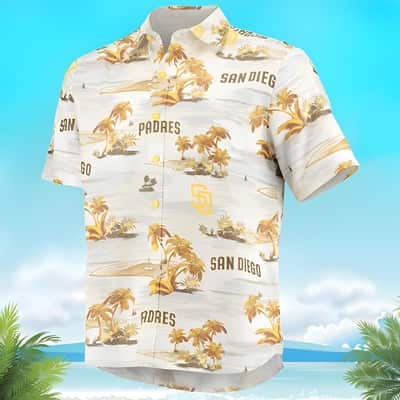 MLB San Diego Padres Hawaiian Shirt Summer Aloha Beach Gift For Friend