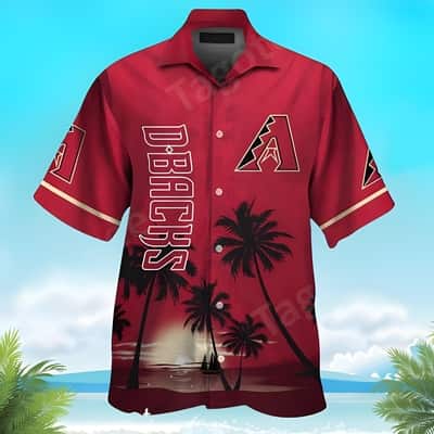 Vintage MLB Arizona Diamondbacks Hawaiian Shirt Summer Beach Gift