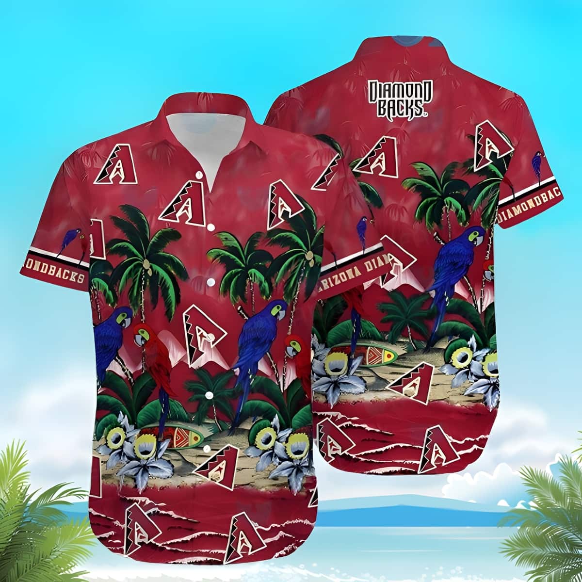 MLB Arizona Diamondbacks Logo Hot Hawaiian Shirt Gift For Men And