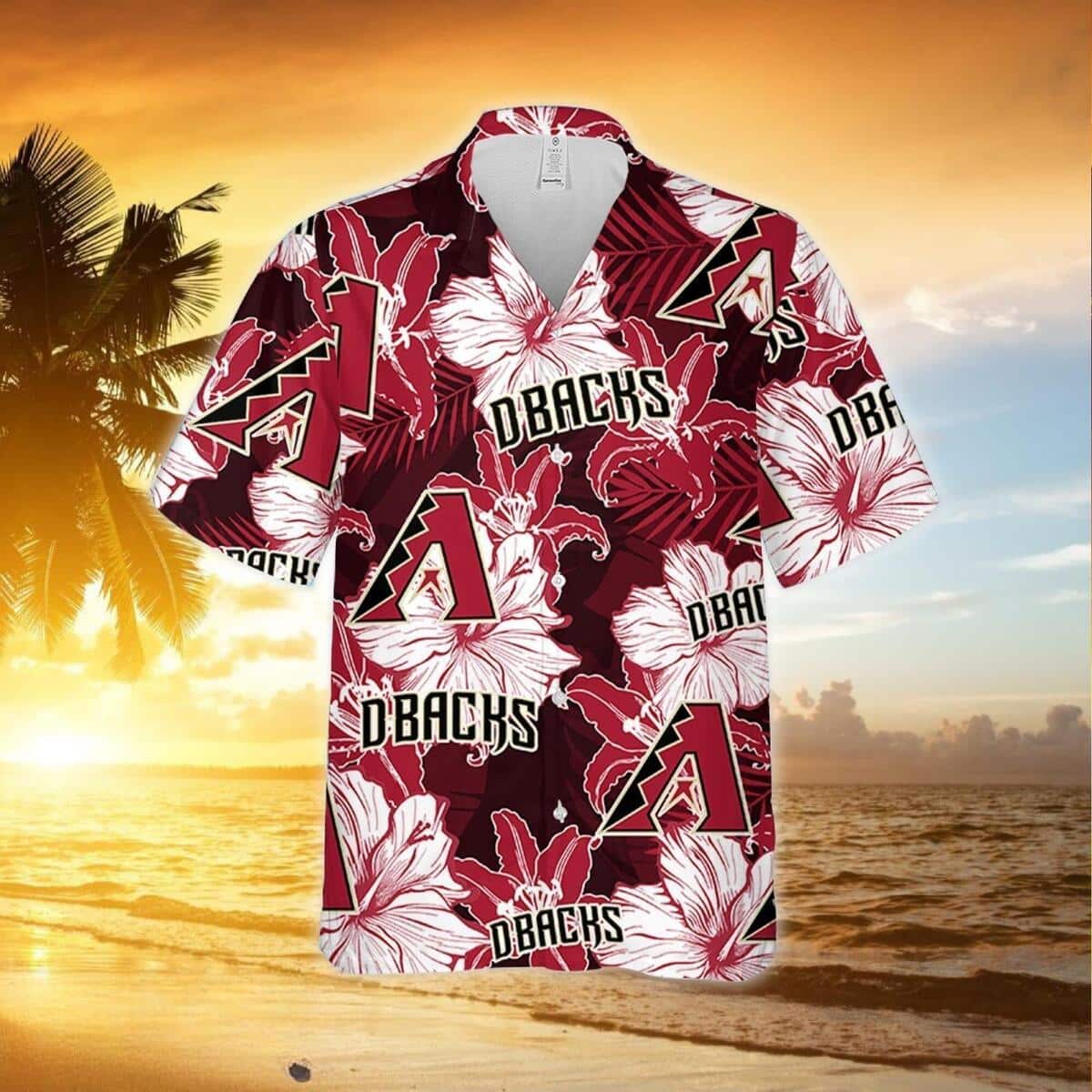 Personalized Arizona Diamondbacks Full Printing Hawaiian Shirt - White -  Senprintmart Store