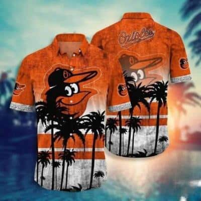 Vintage MLB Baltimore Orioles Hawaiian Shirt Gift For Beach Lovers