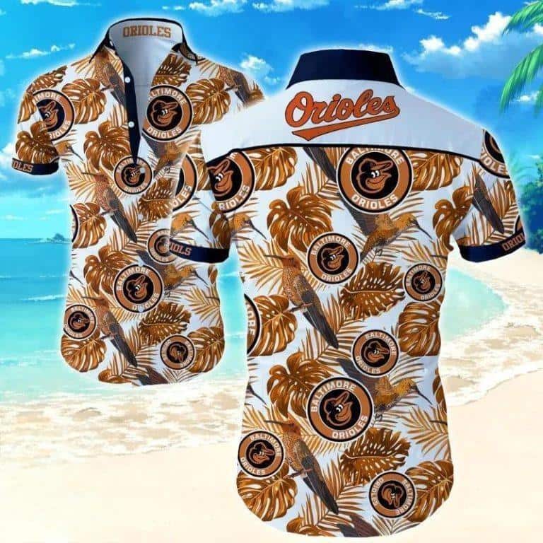 MLB Baltimore Orioles Coconut Hawaiian Shirt