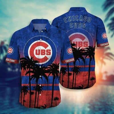 Vintage MLB Chicago Cubs Hawaiian Shirt Summer Beach Gift