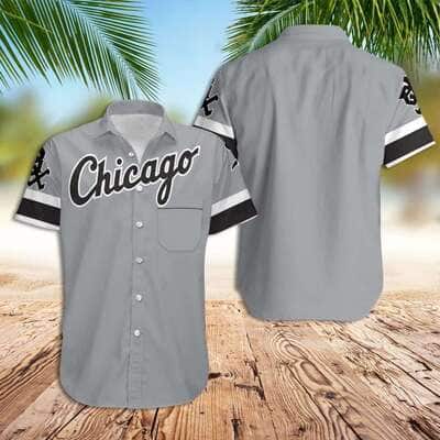 Grey MLB Chicago White Sox Hawaiian Shirt Baseball Team Brand Gift For Loyal Fans