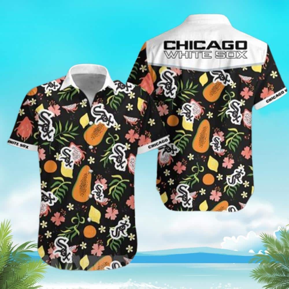 MLB Chicago White Sox Hawaiian Shirt Aloha Tropical Fruit Beach Lovers Gift