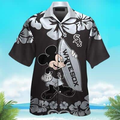 MLB Chicago White Sox Hawaiian Shirt Mickey Mouse Disney Minimalist Style Beach Trip Gift